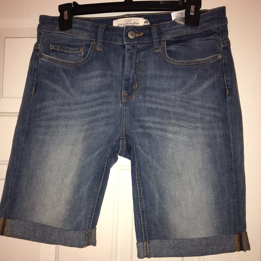 H&M Denim Bermuda Shorts